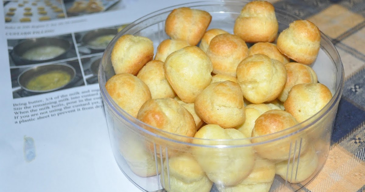 Aku.Zack Cakery: Resepi Choux Pastry for Cream Puffs 