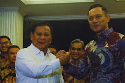 Prabowo mengumumkan AHY akan membicarakan solidaritas koalisi sebelum MASUK KABINET JOKOWI.