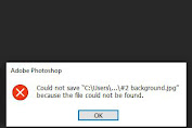 FIXED : Memperbaiki Tidak Bisa Export - Save for Web (Legacy) Karena File Not Found pada Photoshop CC