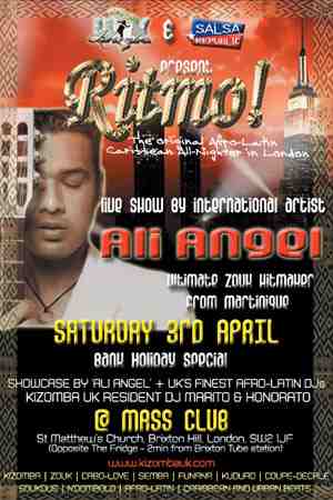 ALi Angel show Mass Club London