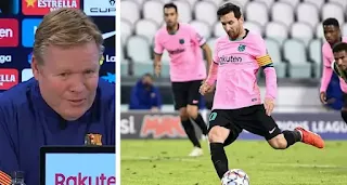 'We need someone else to take spot-kicks if Messi isn't here': Koeman