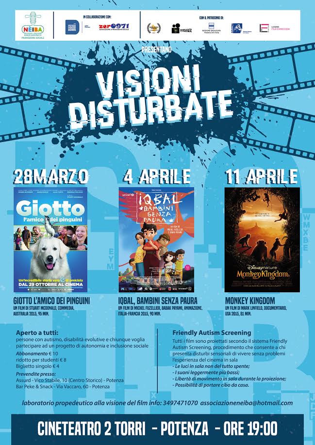 Cinema, a Potenza al via 'VisioniDisturbate'