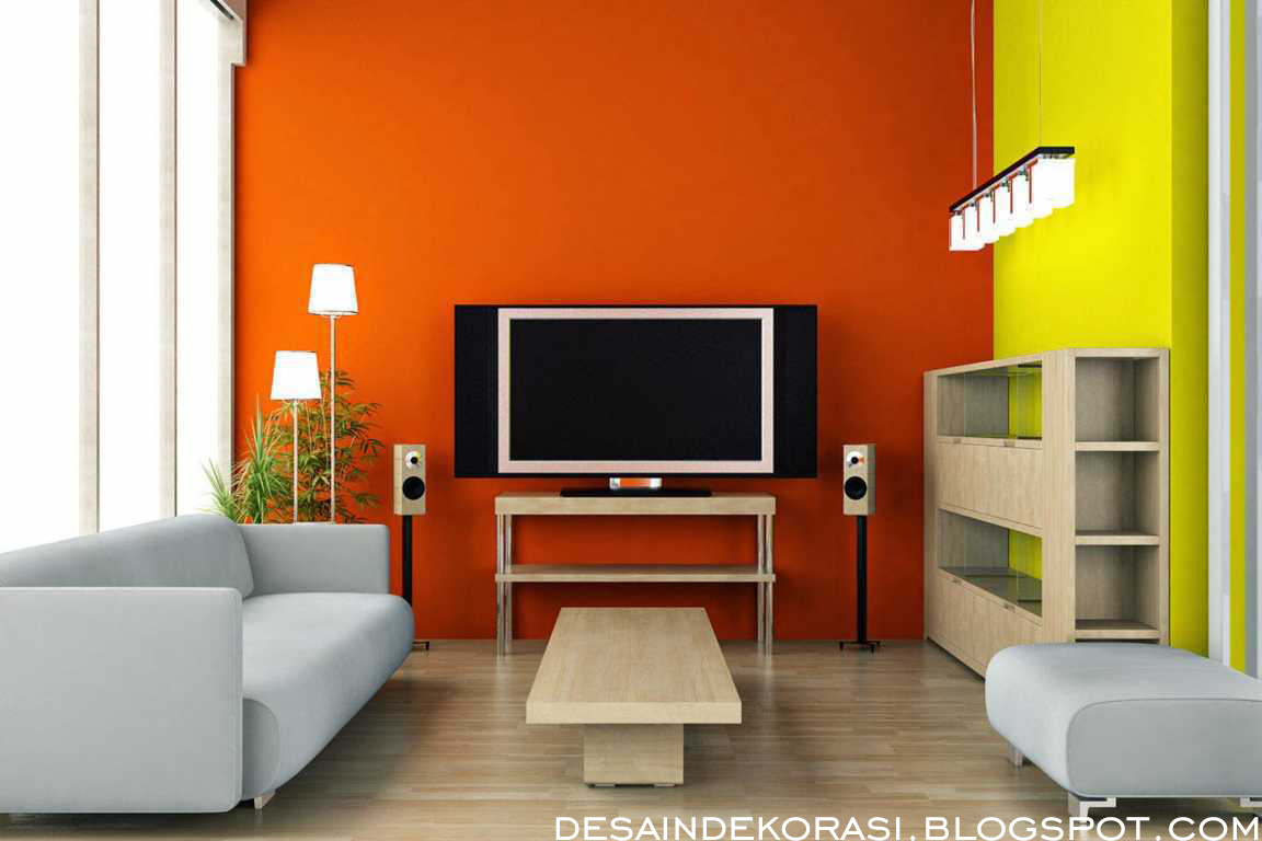warna cat dinding untuk ruang tamu minimalis