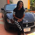 Ghanaian actress, Jackie Appiah shows off her newly acquired Maserati 