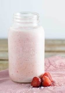 Kefir from Strawberry