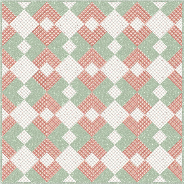 Easy Argyle quilt in Albion fabrics by Amy Smart for Riley Blake Designs