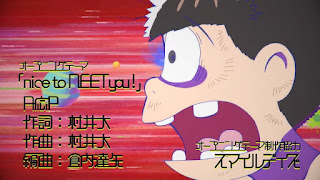 Hellominju.com : おそ松さんアニメ主題歌 第3期 オープニングテーマ 『nice to NEET you!(A応P)』 | 画像まとめ | おそ松, カラ松, チョロ松. 一松, 十四松, トド松 |  Osomatsu-san Season3 | Hello Anime !