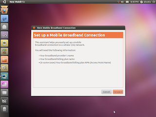 Setup Mobile Broadband Connection