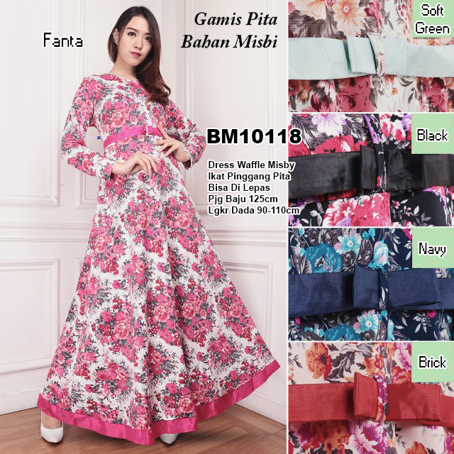 Bursa Grosir Busana Muslim Tanah  Abang  BM10118 Long Dress 