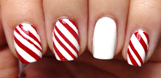 Candy Cane Nails