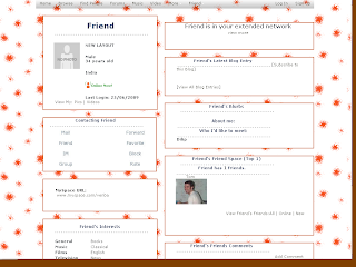 Cool Myspace Layout