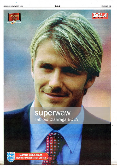 POSTER DAVID BECKHAM ENGLAND MANCHESTER UNITED