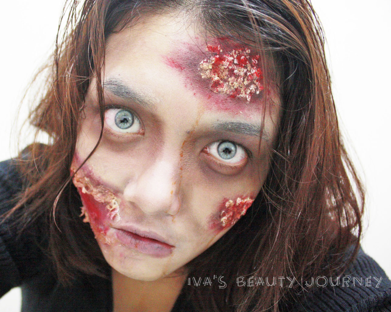 Gambar Tutorial Makeup Zombie Yang Simple Dismakeup