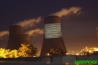 Greenpeace campaign against coal in UK