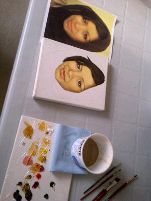 art progress pictures, progress photos, art coming to life, beauty art, portrait painting process