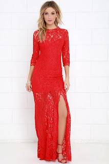 red lace maxi dress coupon