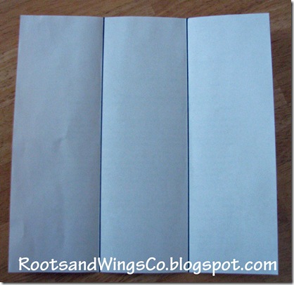 1 pattern fold into 3rds