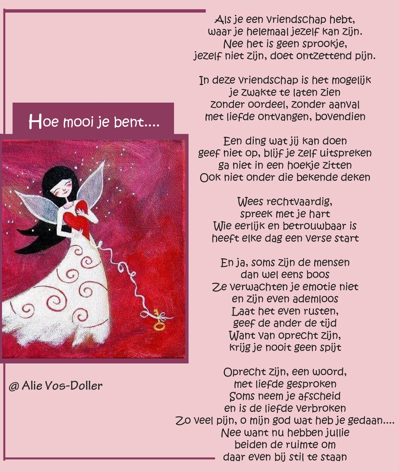 Gedichten At Alie Vos Doller Hoe Mooi Je Bent