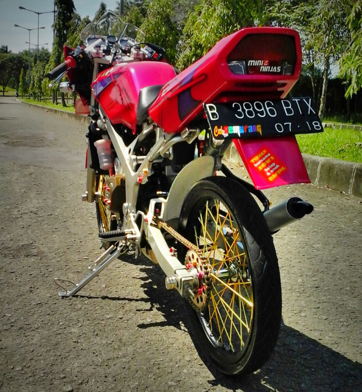 91 Modifikasi Motor  Ninja  Ssr Sobat Modifikasi