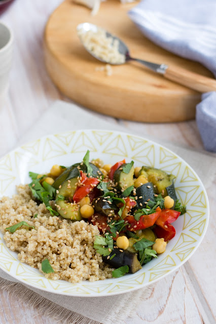 Couscous de légumes et quinoa au Cookéo