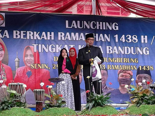 Ridwan Kamil Resmikan Kegiatan Buka Berkah Ramadhan 1438 H