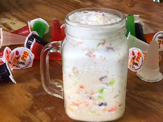 resep milkshake jelly marie, membuat milkshake jelly marie, milkshake jelly marie