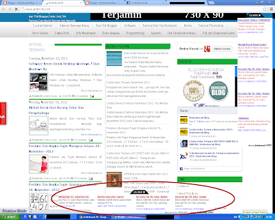 Cara Pasang Iklan Di Footer Blog Dengan Tombol Close
