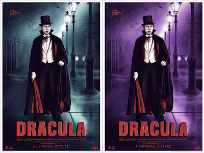 Dracula Movie Poster Screen Print by Sara Deck x Mondo