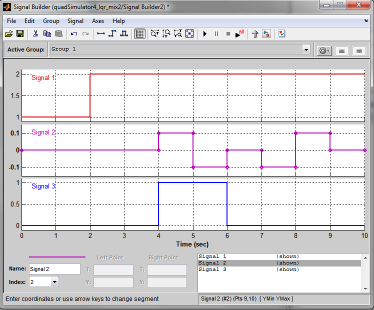 アメリカ博士号 Aへの道 In Georgia Tech Simulink Signal Builderでのポイントの追加