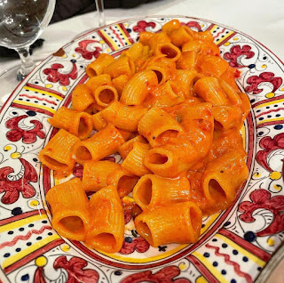 spicy rigatoni from Carbone in New York City