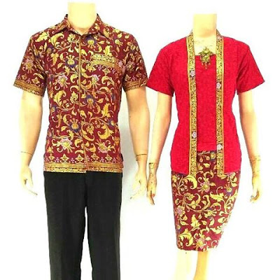 Batik Sarimbit Velisa Rose Merah