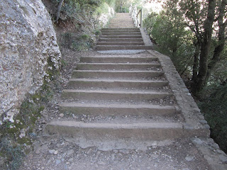 Muntanyes de Montserrat, camí Nou de Sant Joan a Sant Jeroni