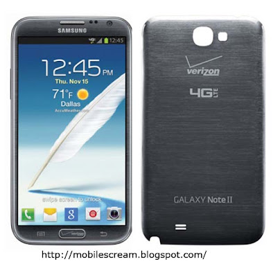 Samsung Galaxy Note® II (Verizon), Titanium Gray 