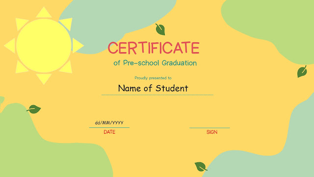Kids Certificate templates