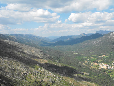 Vistas de la Sierra de Cazorla desde uno de sus miradores