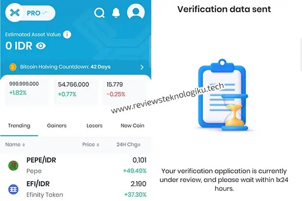 verifikasi akun indodax tidak bisa dan gagal