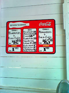 restaurant sign, La Ceiba, Honduras