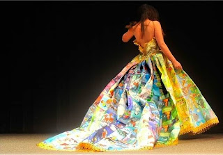Recycled Dresses: Little Golden Book Gown