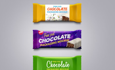 Chocolate Packaging Mockup PSD