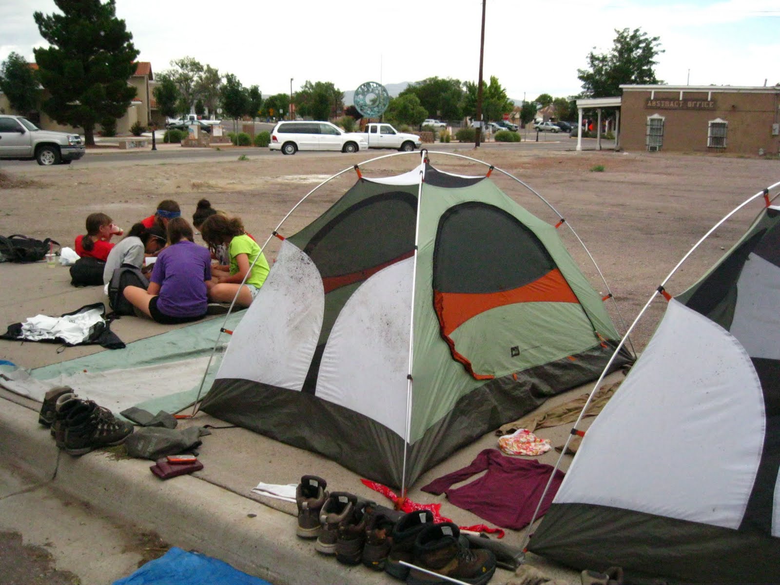 tents girls