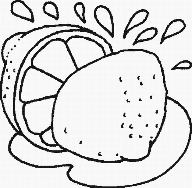 Chinese Tangerines Coloring Pages, Chinese New Year Orange Tangerine title=