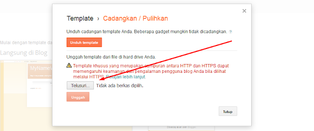 Cara Mengubah Template Blog Dengan Mudah