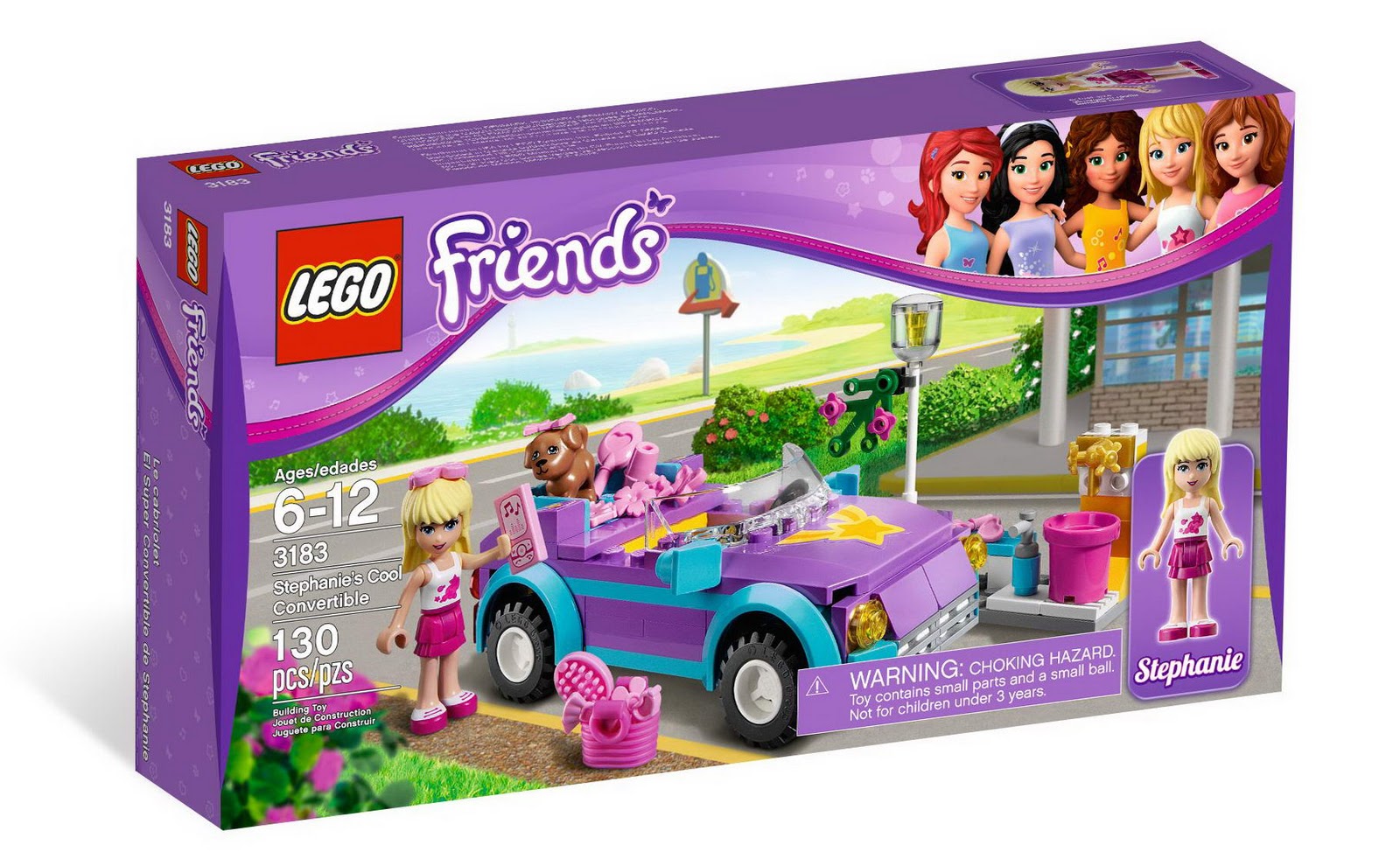 Brick Friends: LEGO Friends 3183 Stephanie’s Cool Convertible