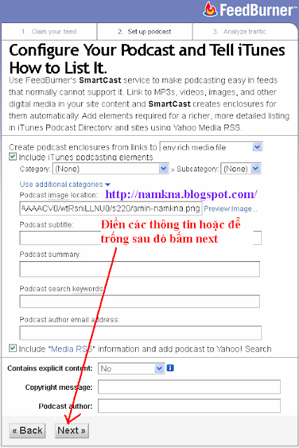 Tạo hộp đăng ký nhận tin bằng FeedBurner cho Blogspot