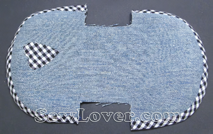 A COSMETIC BAG MADE OF JEANS - DIY step-by-step tutorial