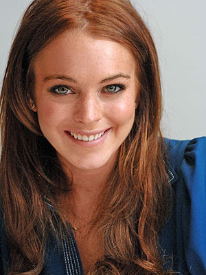 lindsay lohan hair colour