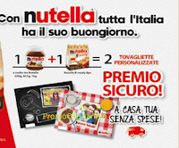 Logo Tovagliette omaggio con Nutella e Nutella B-Ready