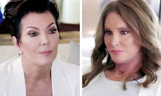  OUCH! See the disgusted expression on Kris Jenner's face as ex Cailtlyn Jenner tries to kiss her 