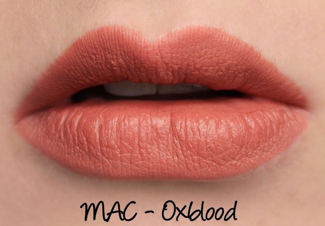 MAC Oxblood Lipstick Swatches & Review