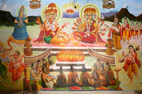 Devi Savitri ka Brahma Ji ko Abhishaap 